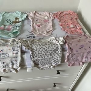 Gerber Girls Assortment of Onesies